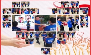 爱心，在这里传递——中岳店献爱心捐款活动