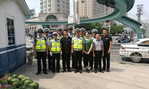 k8凯发所见，皆有温度——安徽分公司淮南店慰问一线交警 